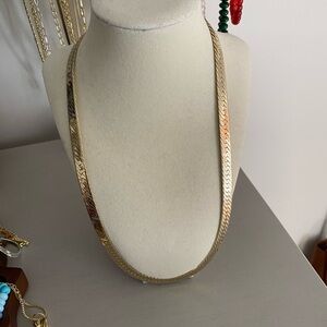 Estate piece 24” gold chain